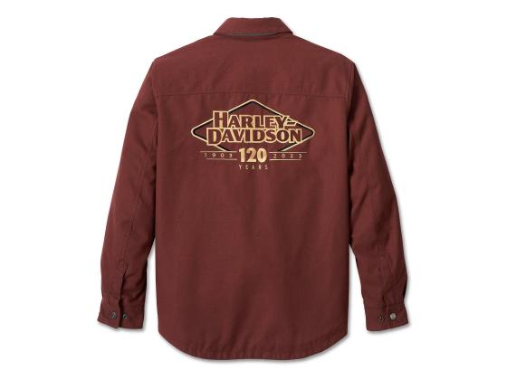 Men's 120th Anniversary Operative Riding Shirt Jacket Rum Raisin