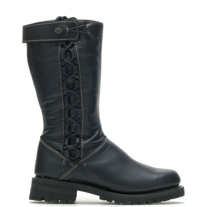 Harley-Davidson® Women's Melia Welted 10-Inch Motorcycle Boots, Side Lace