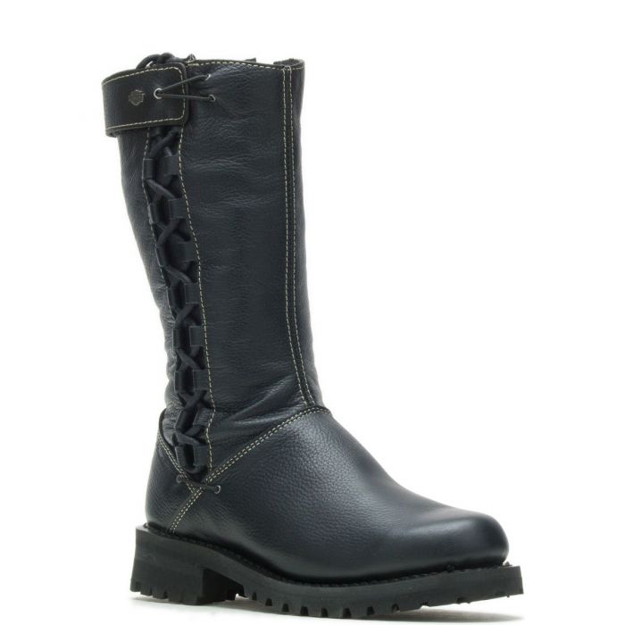 Harley-Davidson® Women's Melia Welted 10-Inch Motorcycle Boots, Side Lace