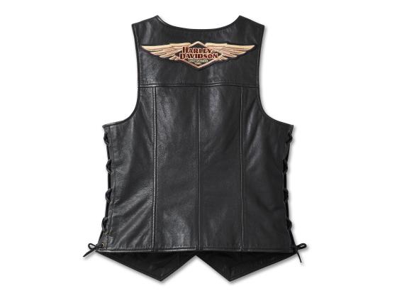 Women's 120th Anniversary Laced Side Leather Vest