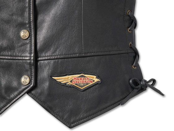 Women's 120th Anniversary Laced Side Leather Vest