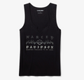 Women's Bling H-D® Slow Burn Notch Neck Tank - Harley Black