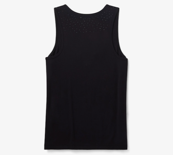 Women's Bling H-D® Slow Burn Notch Neck Tank - Harley Black