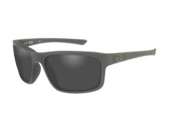 HARLEY Twin Sunglasses Smoke Gray Lenses & Matte Gray Frame