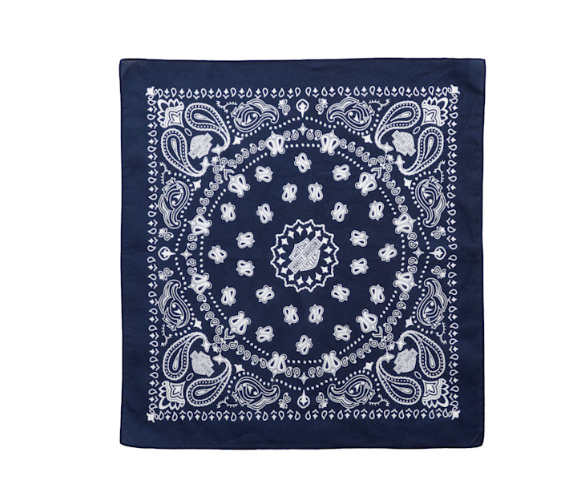 American Heritage Oversized Bandana - Peacoat