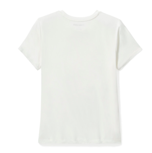 Women's Serpent Rose Bling Crew Neck Tee