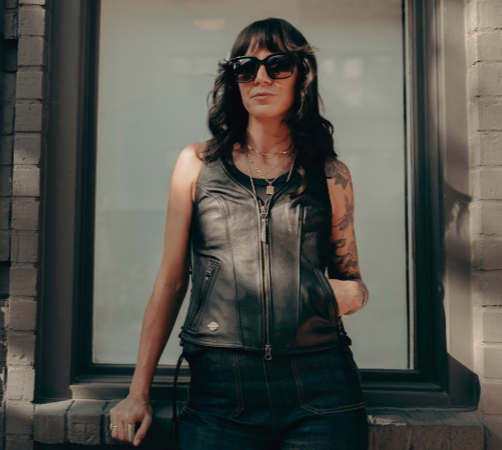 Women’s Avenue Leather Vest