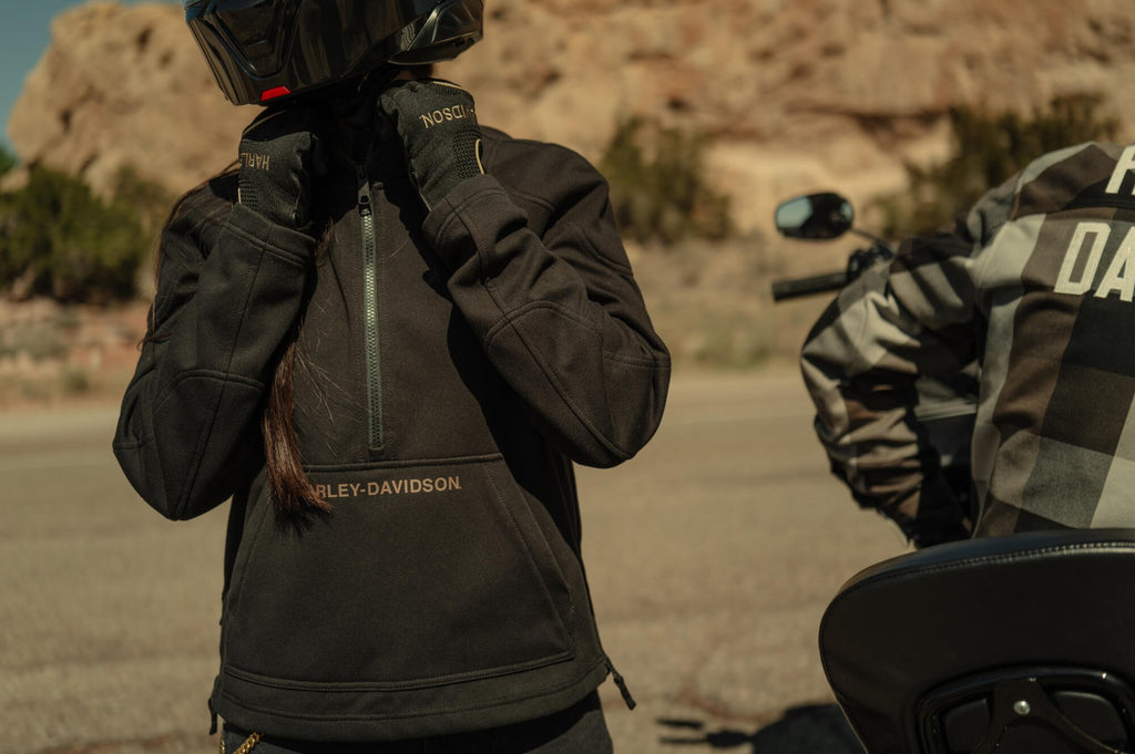 H-D Deflector Half Zip Riding Fleece