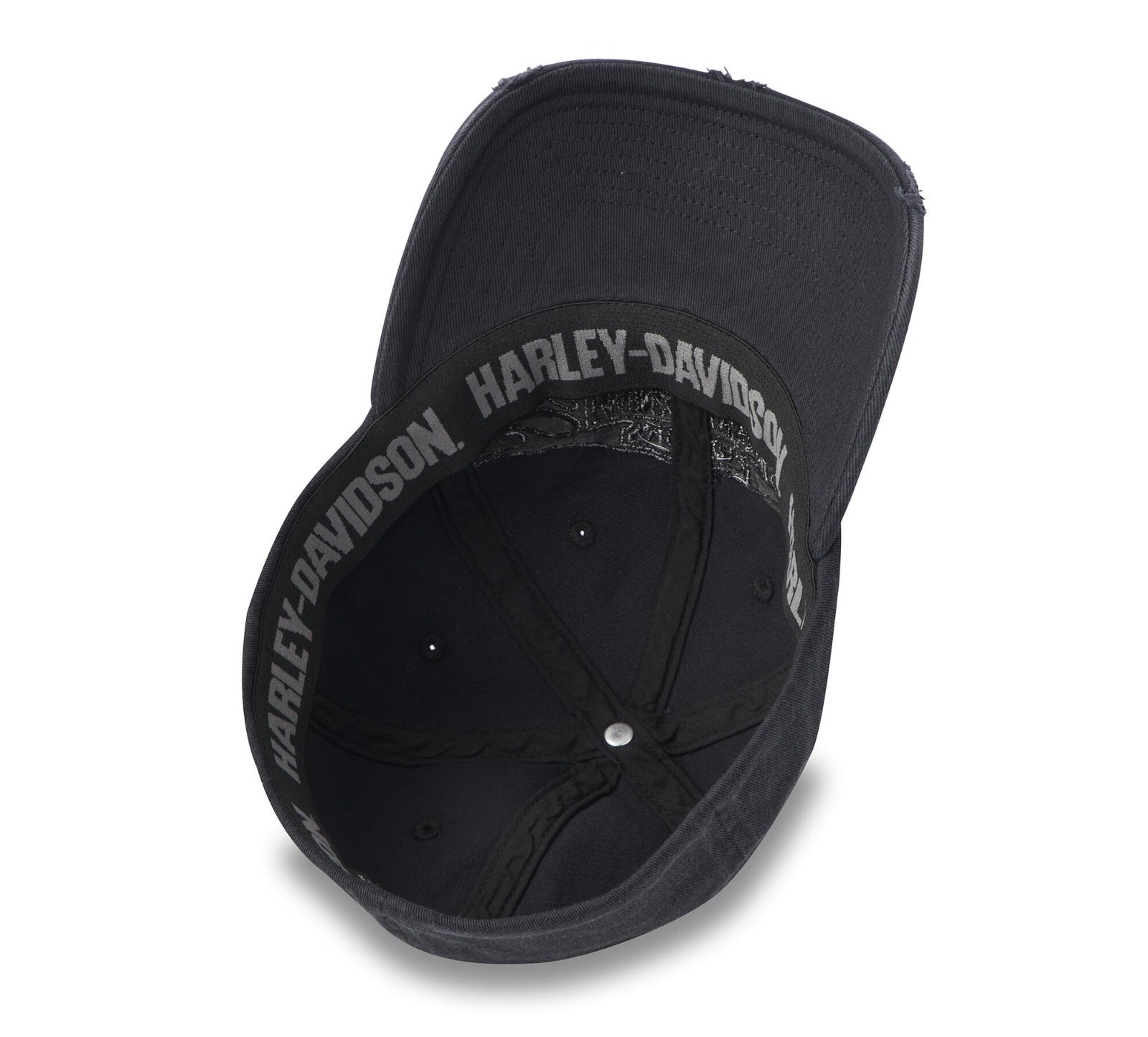 Harley-Davidson® Flying Lap Distressed Stretch-Fit Baseball Cap