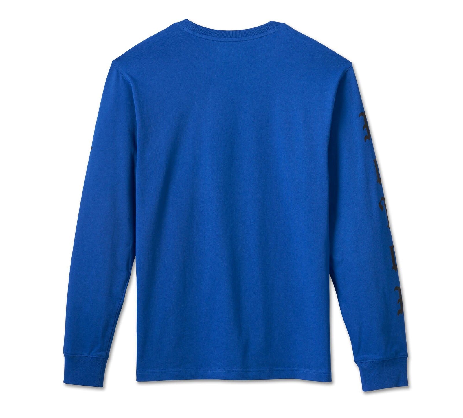 Harley-Davidson® Men's Old English Stacked Bar & Shield Tee – Blue