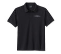 Stacked Bar & Shield Polo Part