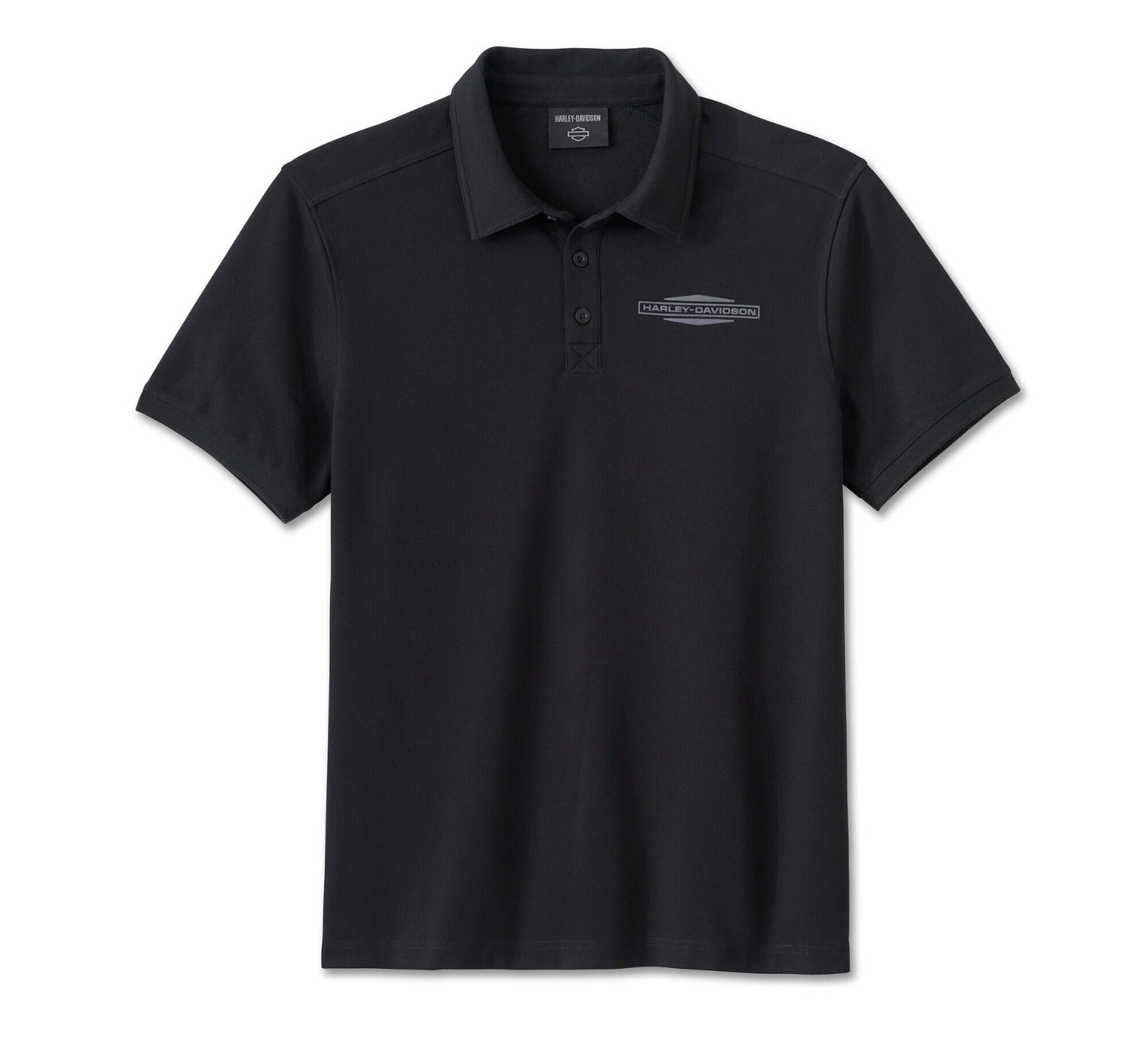 Stacked Bar & Shield Polo Part