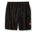 Men's Essential Fleece Cargo Short - Harley Black