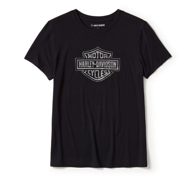 Women's Essential Bling Crew Neck Tee