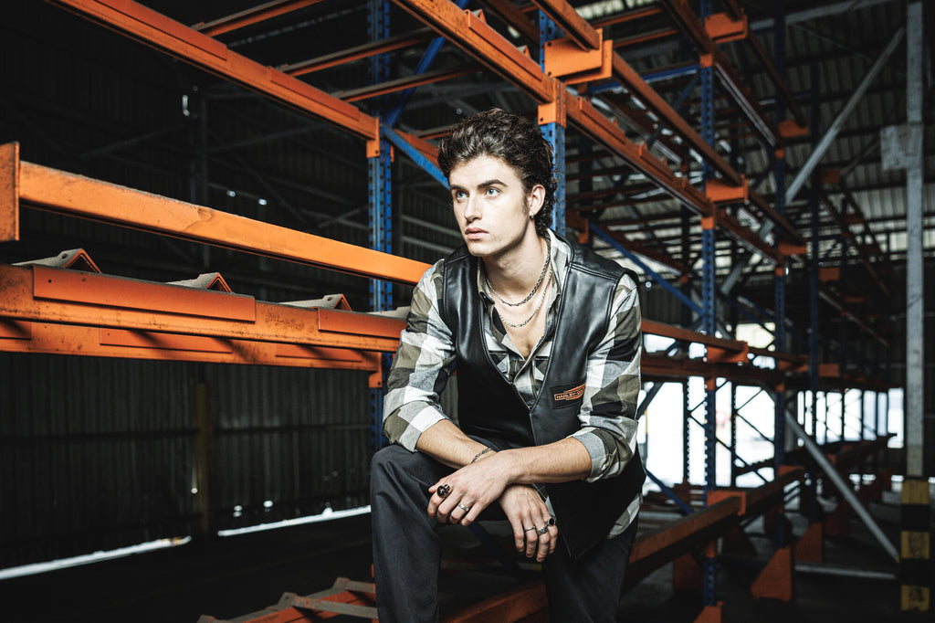 City Limits Leather Vest