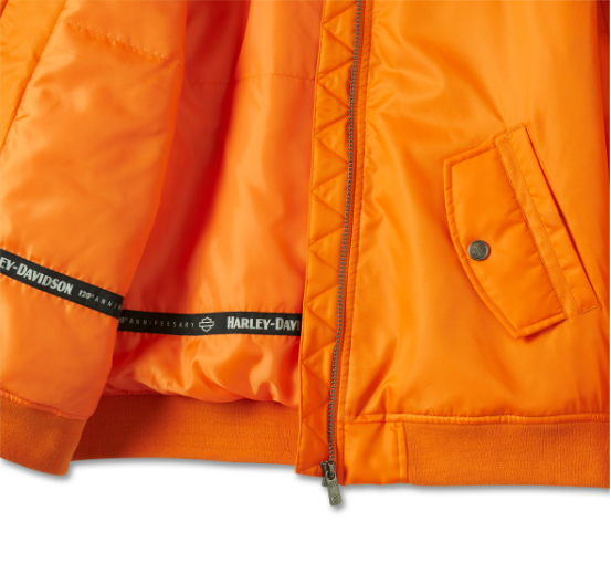Women's 120th Anniversary Bomber Jacket Orange