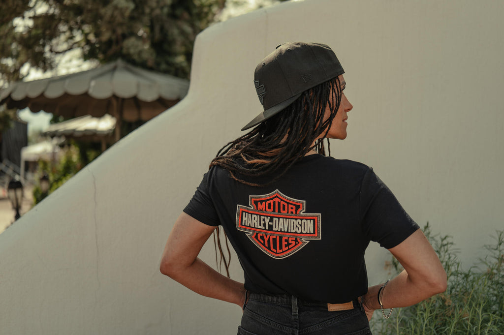 Women's Essential Bling V Neck Tee