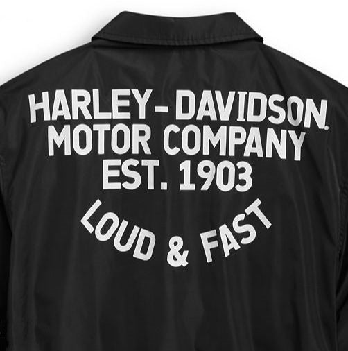 Harley-Davidson Loud & Fast Men's Coach's Jacket