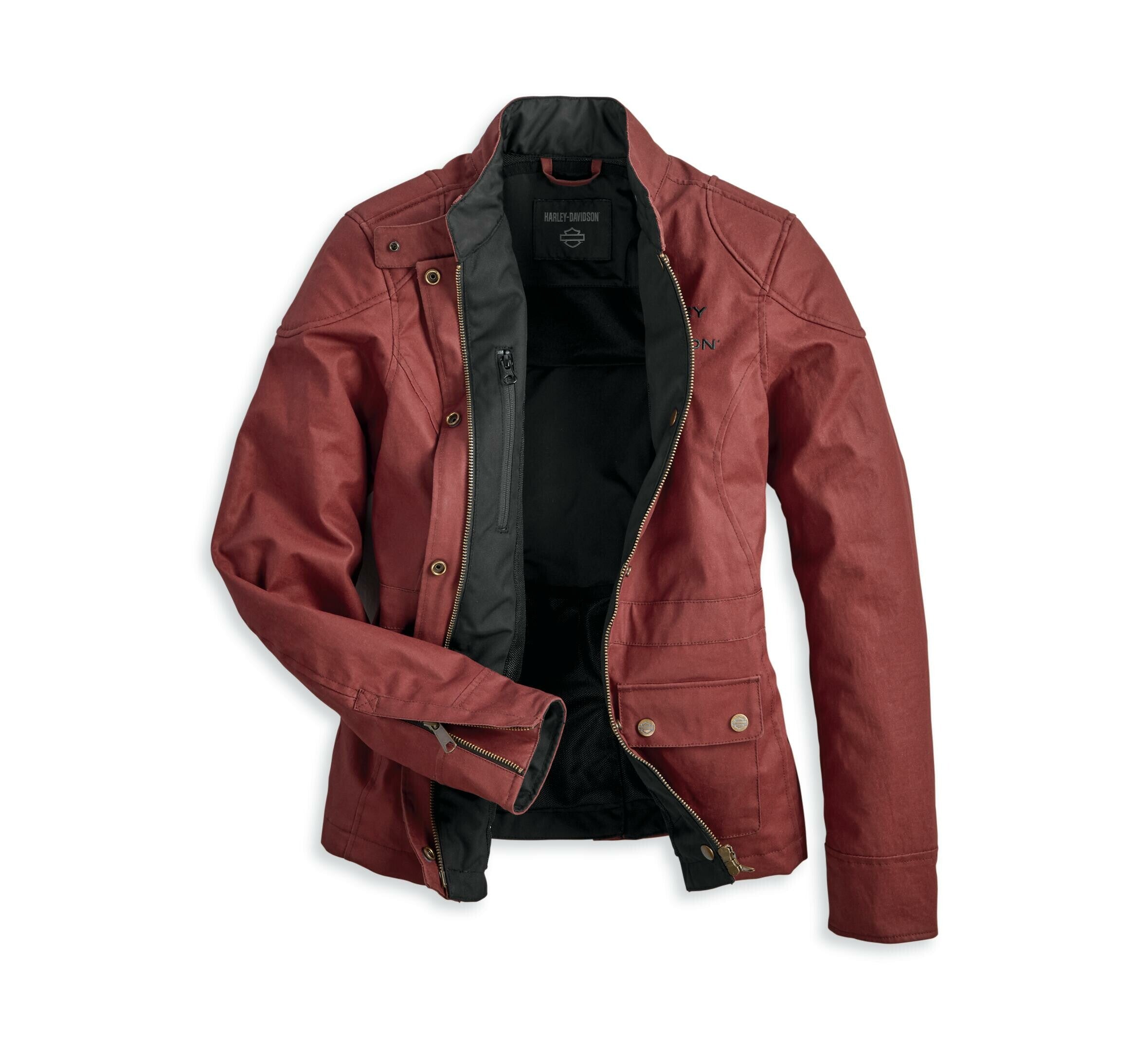 Women's Repose Textile Riding Jacket - Russet Brown