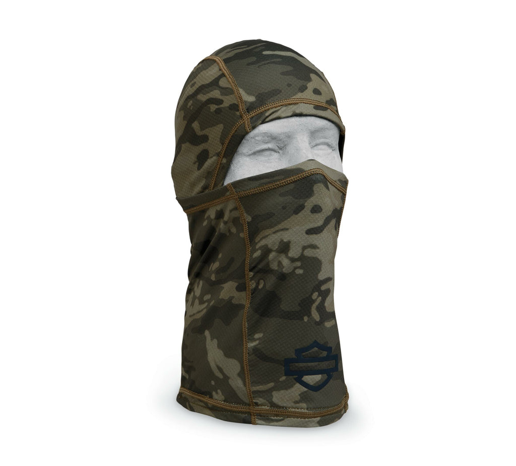 Harley Davidson Camo Face Mask - Camo- Green