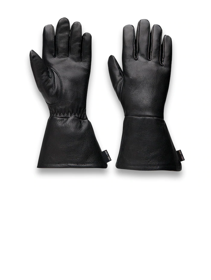 Women's Leather Gauntlet Gloves