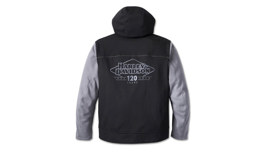 Men's 120th Anniversary Deflector Riding Fleece - Black & Quiet Shade