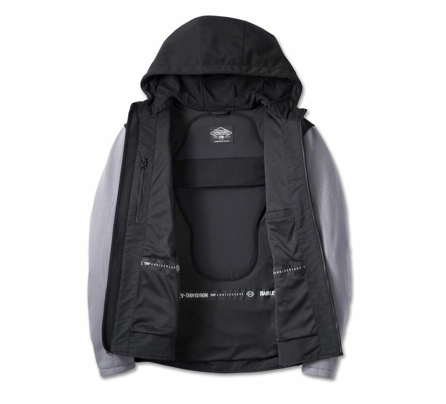 Men's 120th Anniversary Deflector Riding Fleece - Black & Quiet Shade