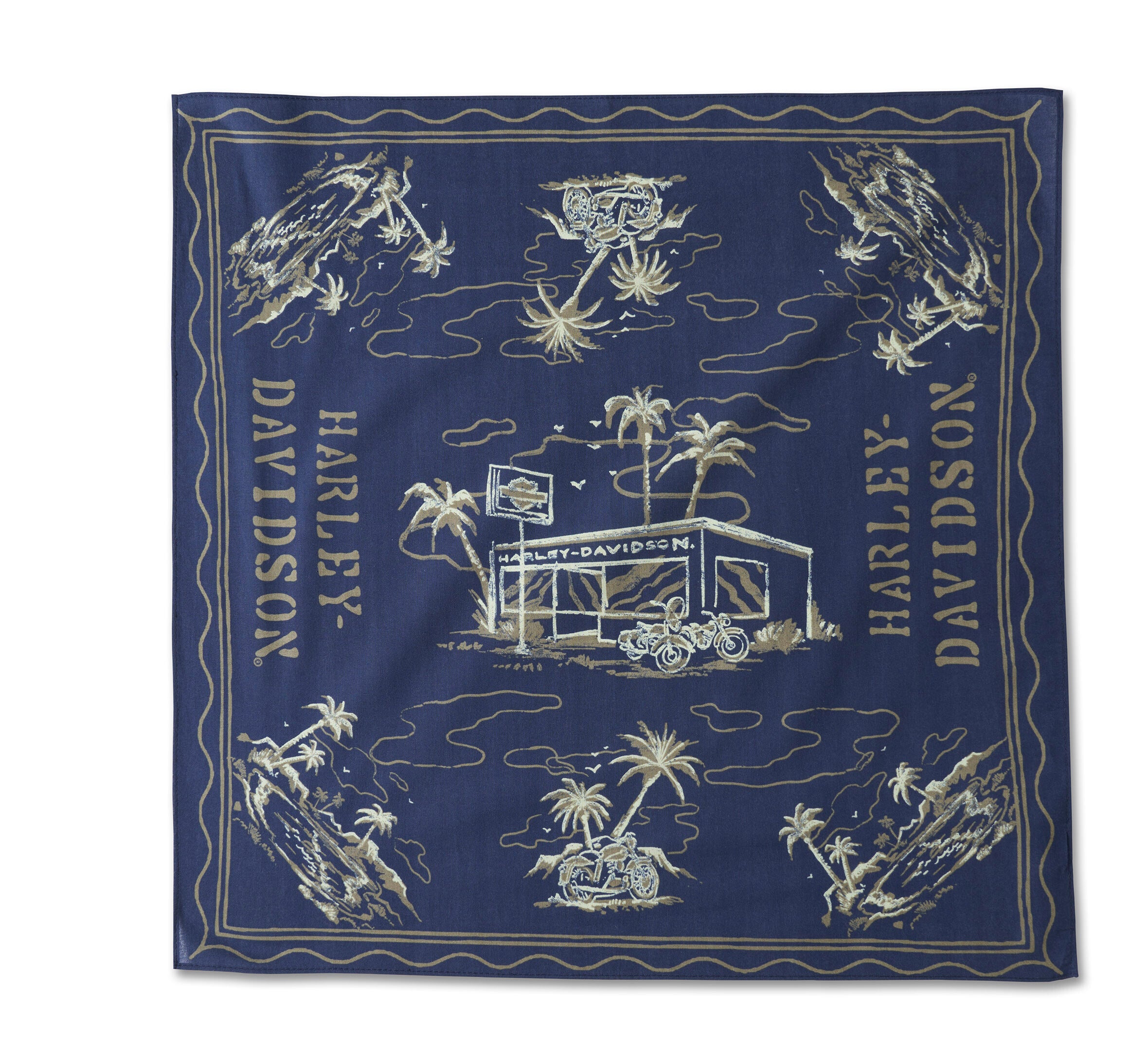 Aloha Bandana - Peacoat