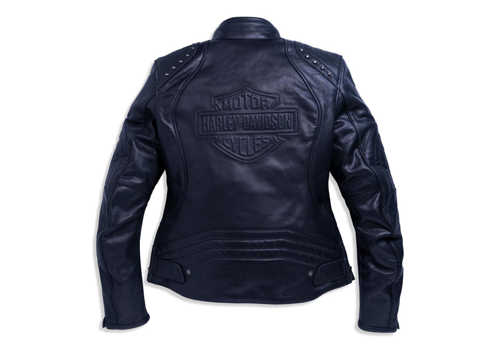 Leather jacket "Queen II Asphalt"