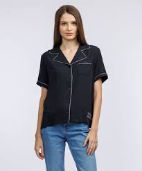 Women's Club Crew Contrast Piping Shirt