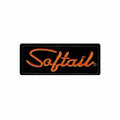 Softail Black Small Patch, 4-1/8” W x 1-3/4
