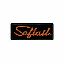 Softail Black Small Patch, 4-1/8” W x 1-3/4