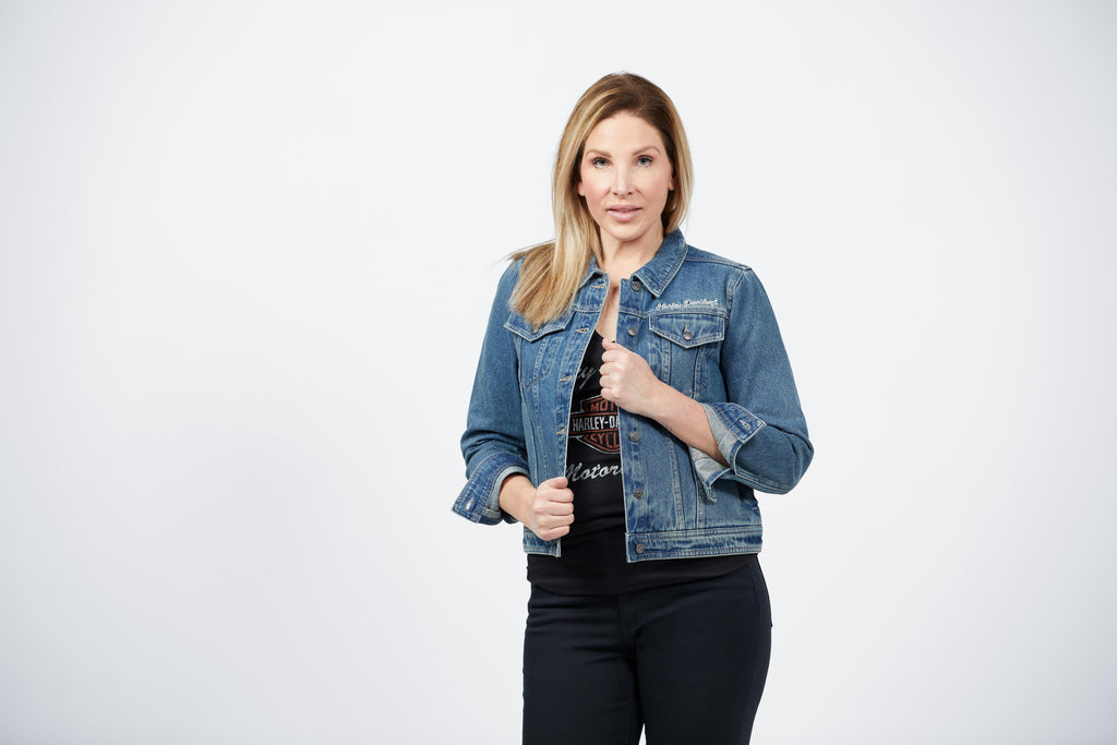 BAR & SHIELD® LOGO DENIM JACKET