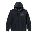 Men's Plaid Lined Zip Hoodie - Harley Black