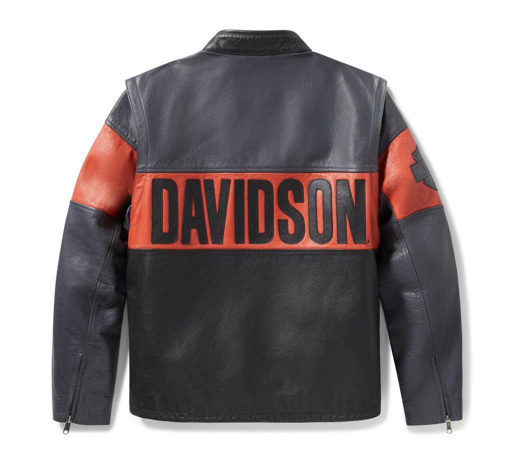 Men's Essential Convertible Leather Jacket