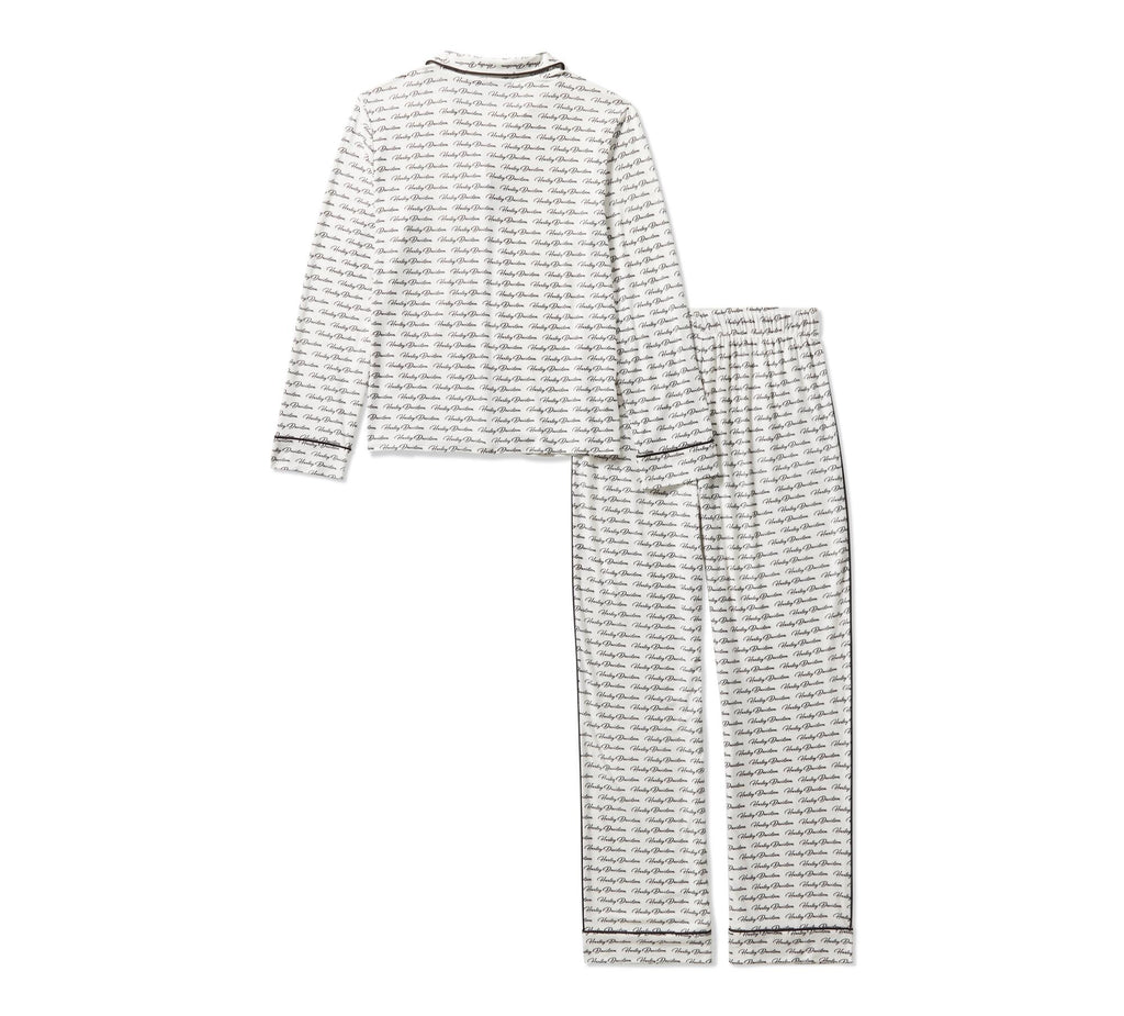 Women's H-D Button Front Pajama Set