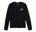 Women's Serpent Rose Bling Top - Harley Black