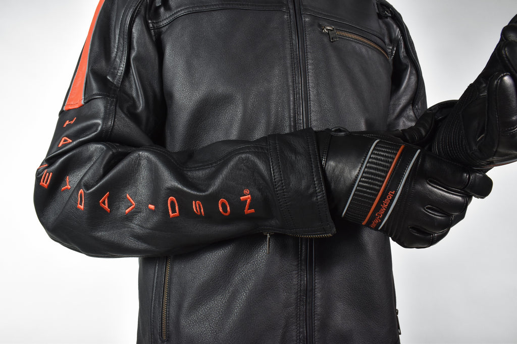Harley-Davidson® Men's HWY-100 Full-Finger Leather Gloves