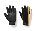 Women's H-D Leather Mixed Media Riding Gloves
